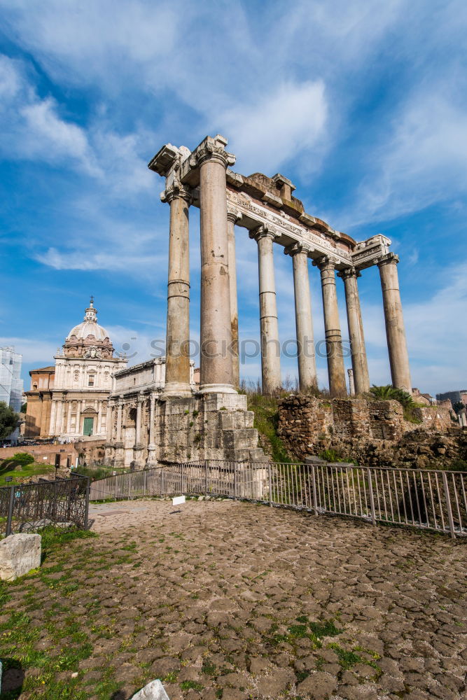 Similar – Image, Stock Photo Close-up detail of Rome city, Italy