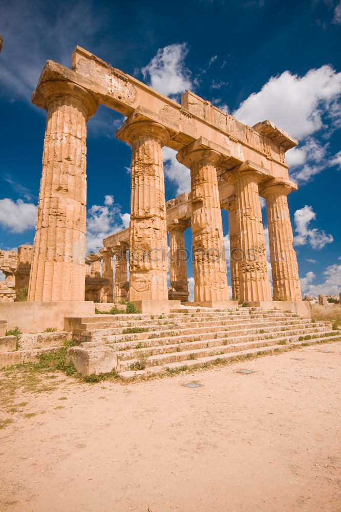 Similar – Image, Stock Photo Greece, Athens, columns in Acropolis