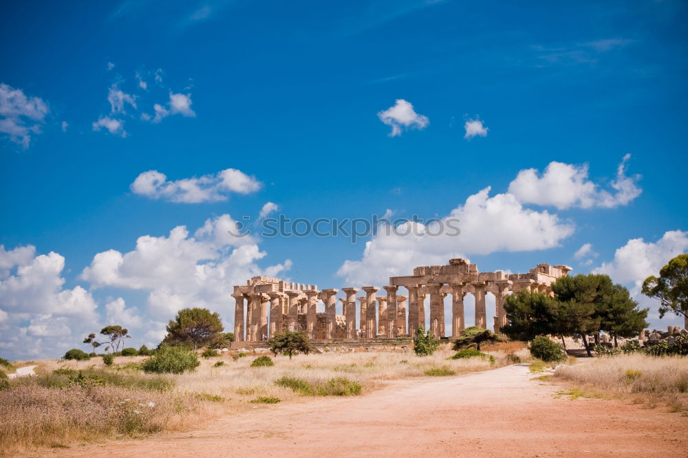 Similar – Image, Stock Photo View of the Valley of the Temples in Agrigento, Sicily, Italy