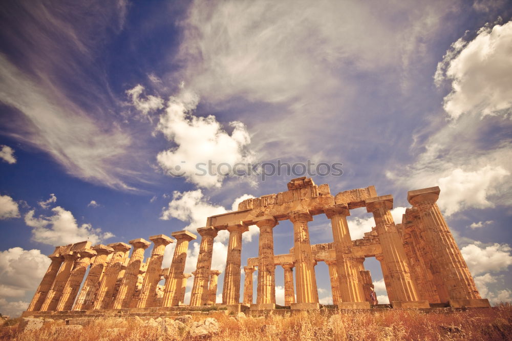 Similar – Image, Stock Photo Valley of the Temples in Agrigento, Sicily, Italy