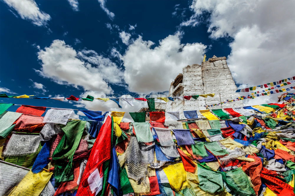 Similar – Image, Stock Photo prayer flags Tourism