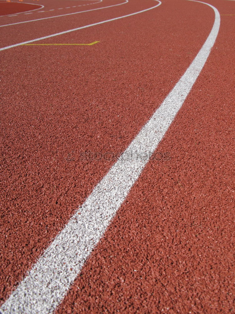 Image, Stock Photo Raceway 2 Red Stripe White