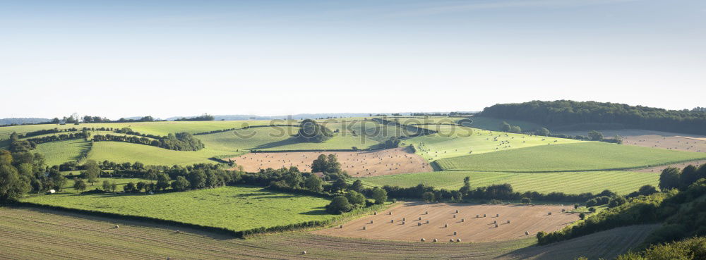 Similar – Image, Stock Photo Poland autumn hills. Sunny October day in mountain village