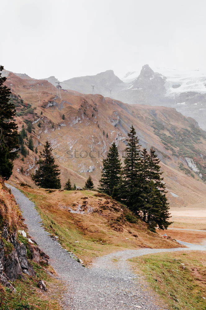 Image, Stock Photo small! Mountain Hiking