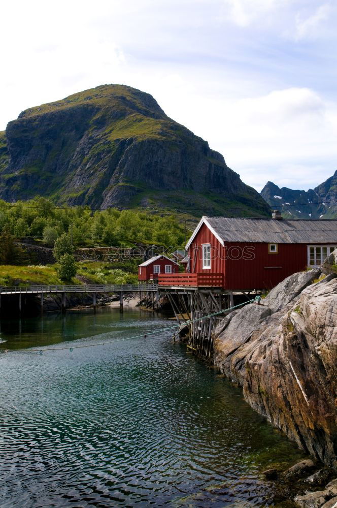 Similar – Image, Stock Photo Å i Lofoten, harbour