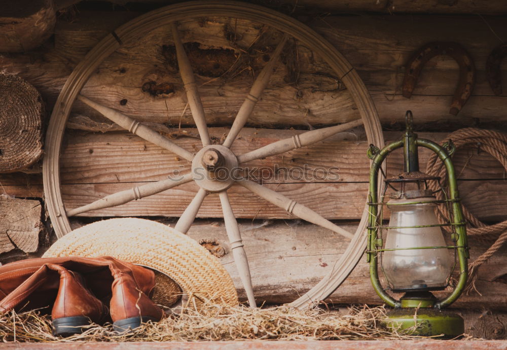 Image, Stock Photo Children playing on logs