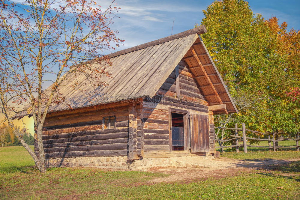 Similar – Image, Stock Photo Autumnal decay Hut