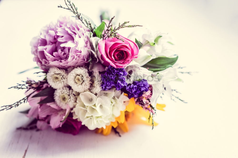 Similar – Image, Stock Photo Flowers and heart decor in vase