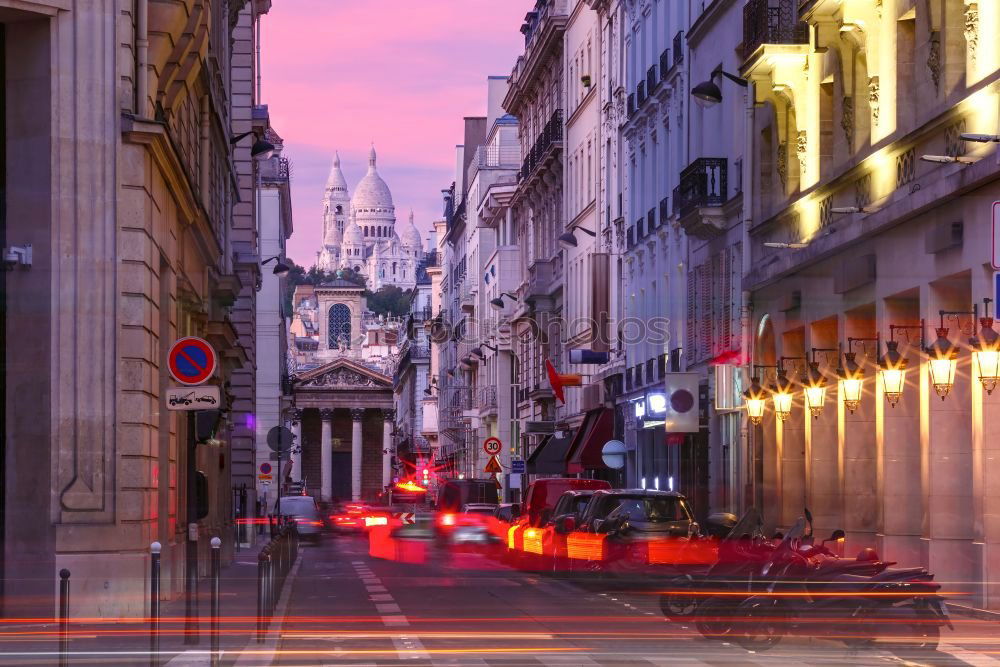 Similar – Rome city center at the dawn of sunset