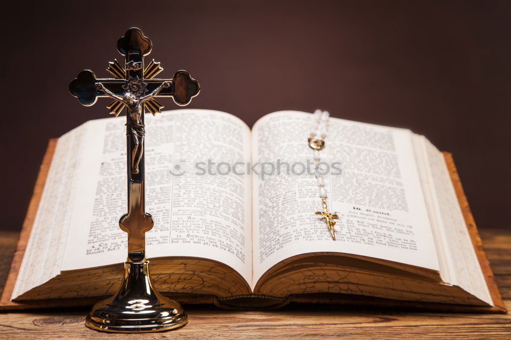 Similar – Image, Stock Photo What does the Church set before us?