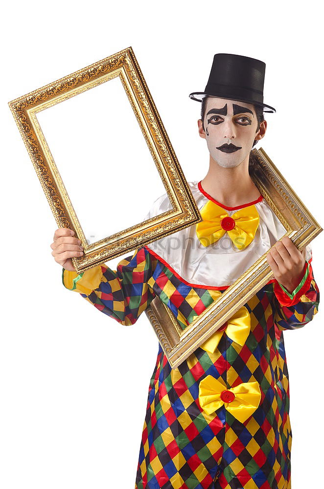 Similar – Naked man with sunglasses, hat and an old suitcase full of ties in a thoughtful pose