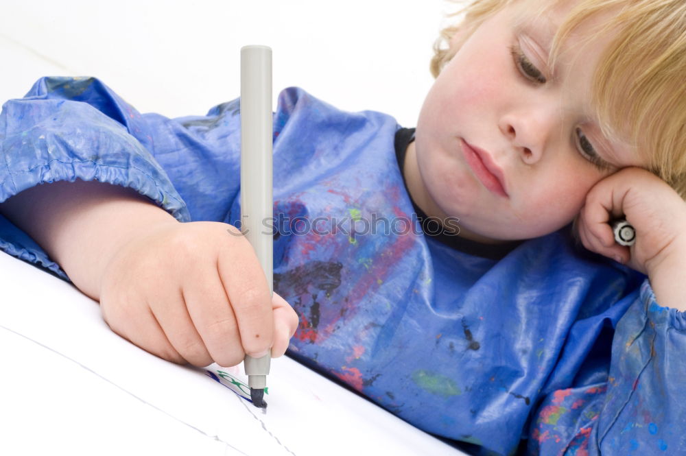 Similar – Image, Stock Photo Pupil girl sleeping in classroom