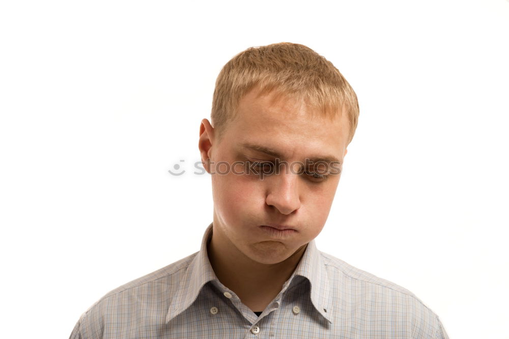 Similar – Image, Stock Photo portrait of a teenage boy in front of a yellow door