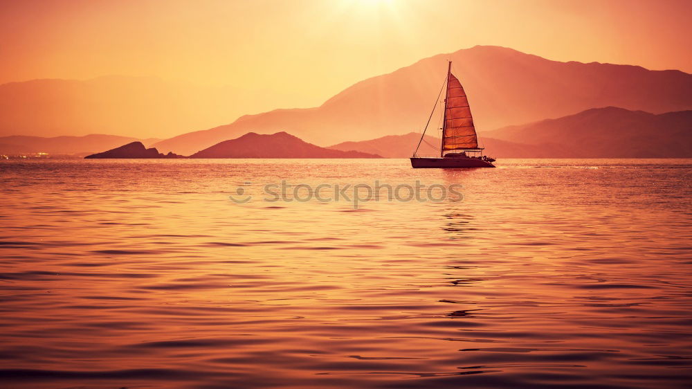 Similar – Image, Stock Photo Sundown in Bequia Water