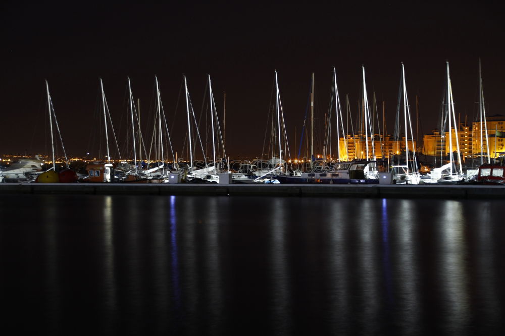 Similar – Image, Stock Photo Yachts in the cannes bay at night.