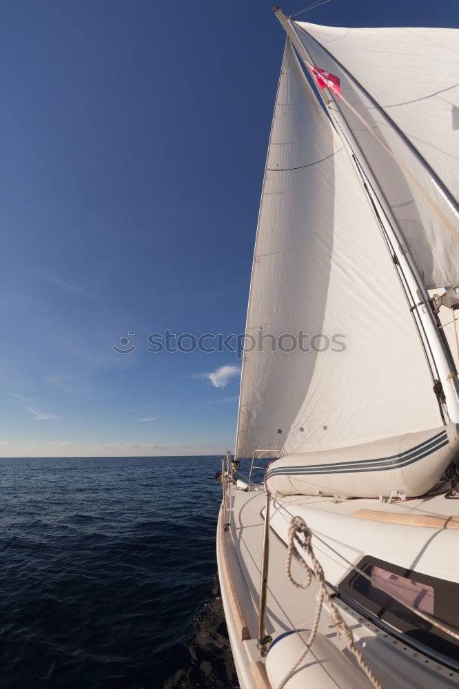 Similar – Image, Stock Photo Sail Action Sailing