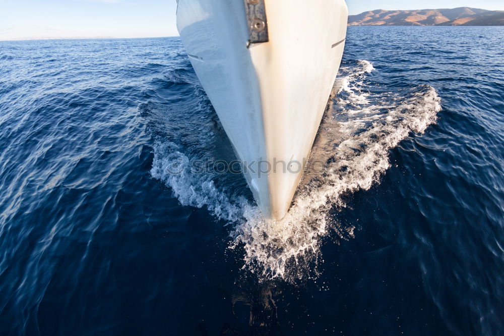 Similar – Draufsicht auf ein Segelboot