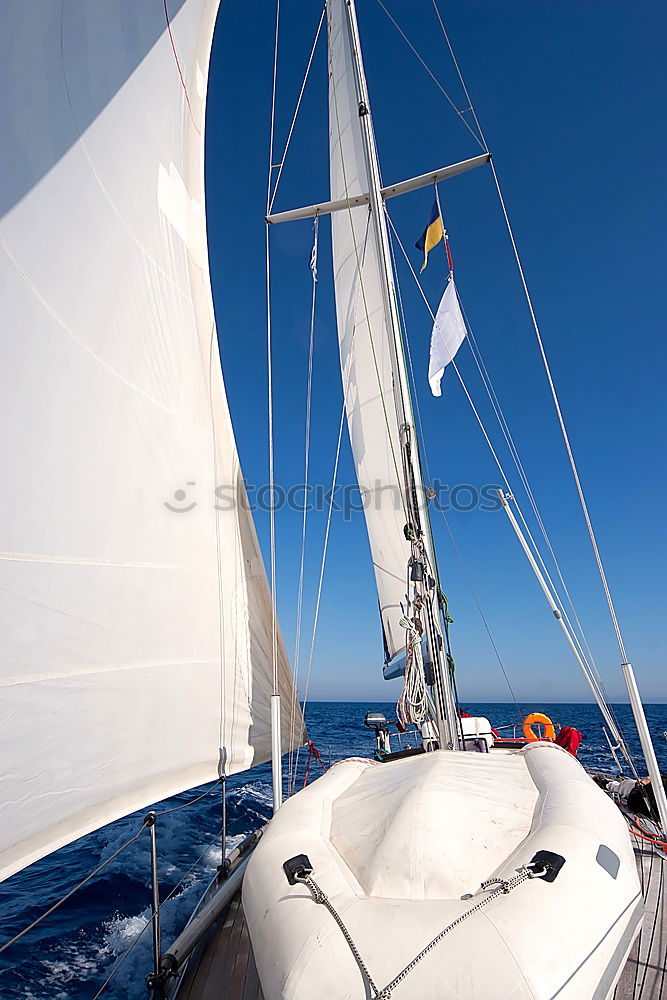 Similar – Image, Stock Photo Sail Action Sailing