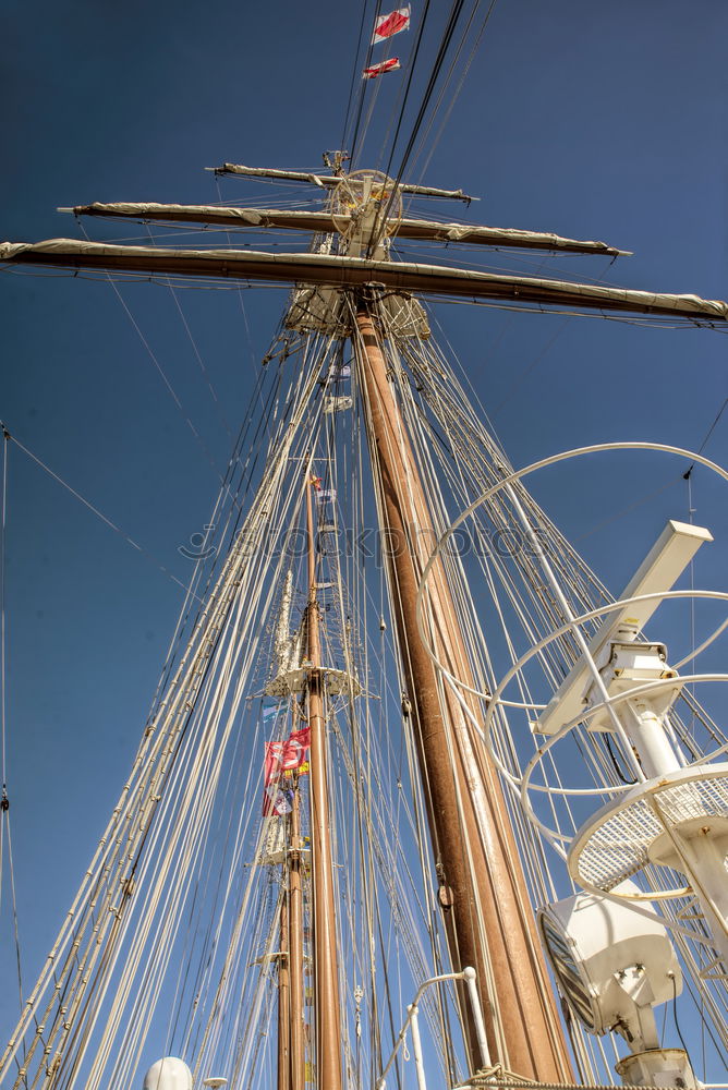 Similar – Image, Stock Photo Historic sailing ship in the harbour of Kappeln