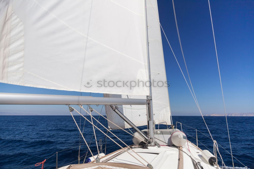 Similar – Image, Stock Photo Sail Action Sailing