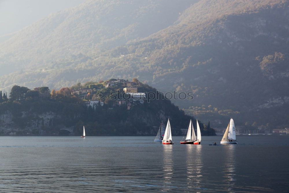 Similar – Image, Stock Photo Regatta | Sailing ships | Lake Kaltern