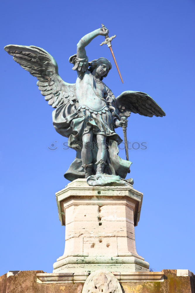 Similar – Angel with sword Sculpture