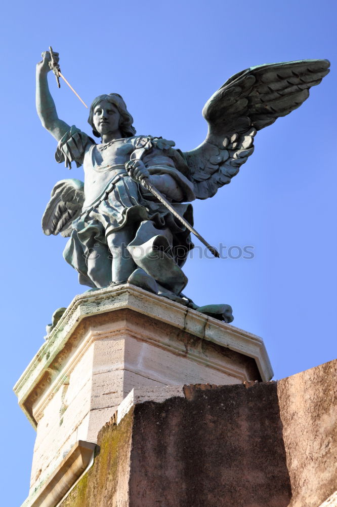 Angel with sword Sculpture