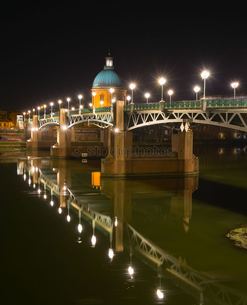 Similar – Brücke im Mondschein Licht