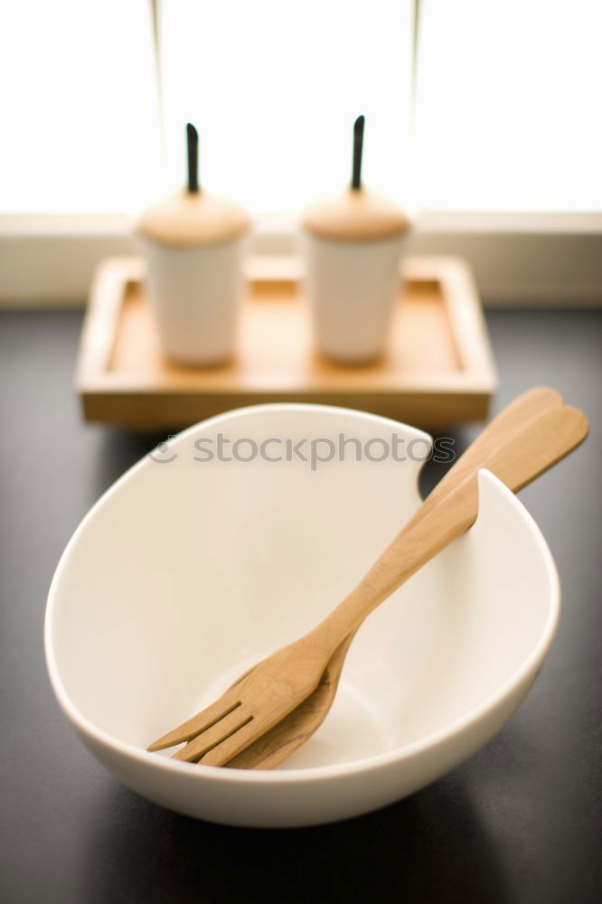 Similar – Festive golden cutlery knife and fork spoon in a white bottle