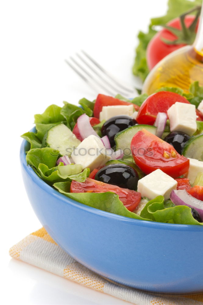 Similar – Vegan tofu salad with tomatoes and lamb’s lettuce