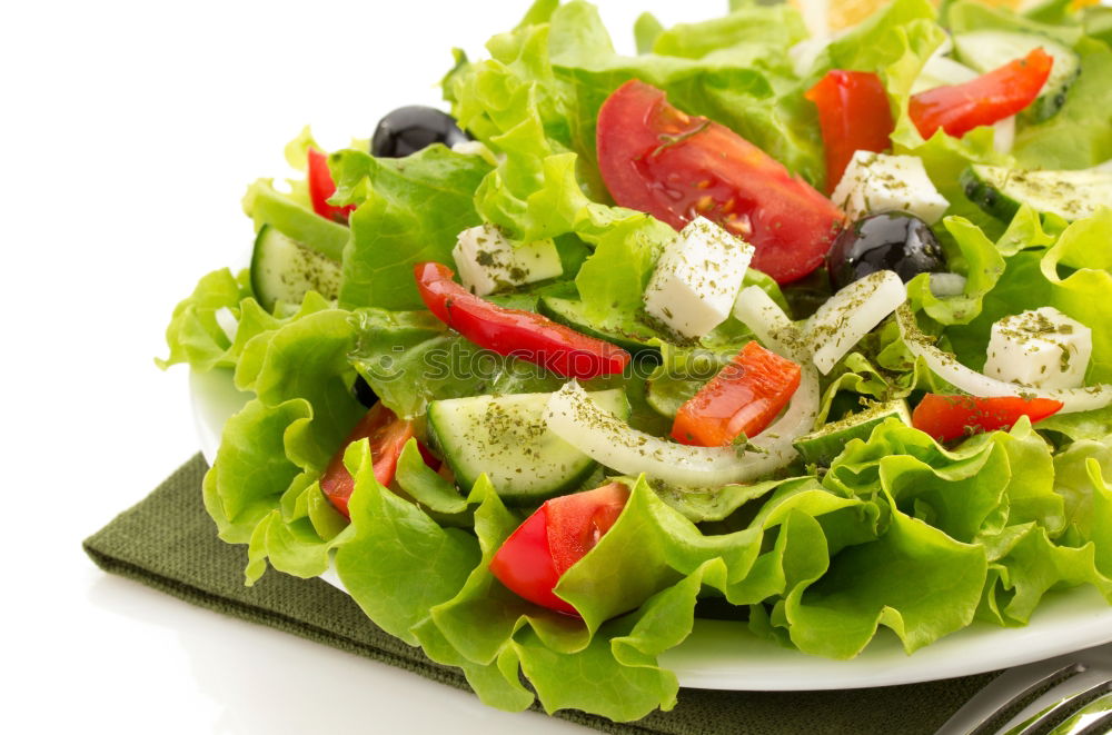 Similar – Vegan tofu salad with tomatoes and lamb’s lettuce