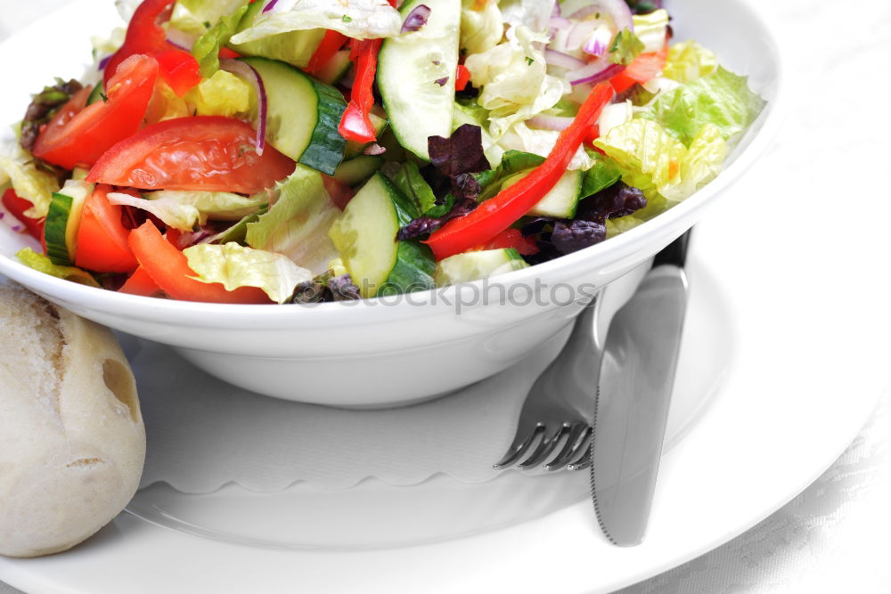 Image, Stock Photo There you have the salad.