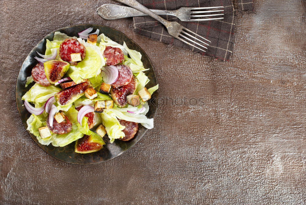 Similar – Image, Stock Photo colourful salad Food