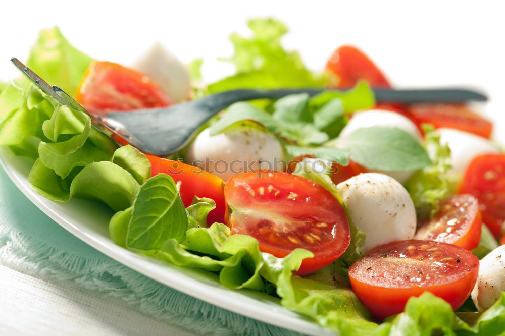 Similar – Vegan tofu salad with tomatoes and lamb’s lettuce