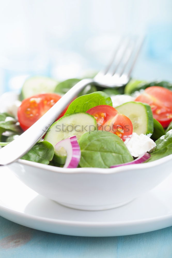 Similar – Vegan tofu salad with tomatoes and lamb’s lettuce