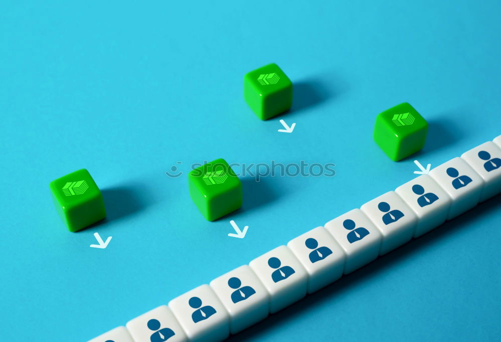 Similar – Image, Stock Photo Floating Plastic geometric cubes in the air. Construction toys