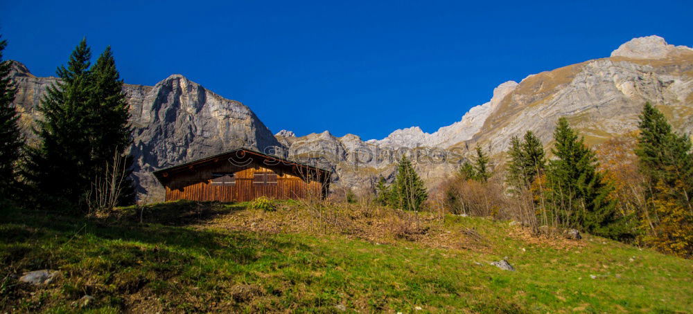 Similar – Foto Bild Holz vor der Hütte