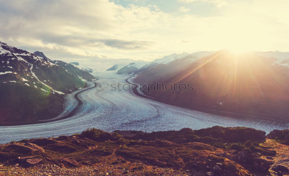 Image, Stock Photo Empty road in mountains