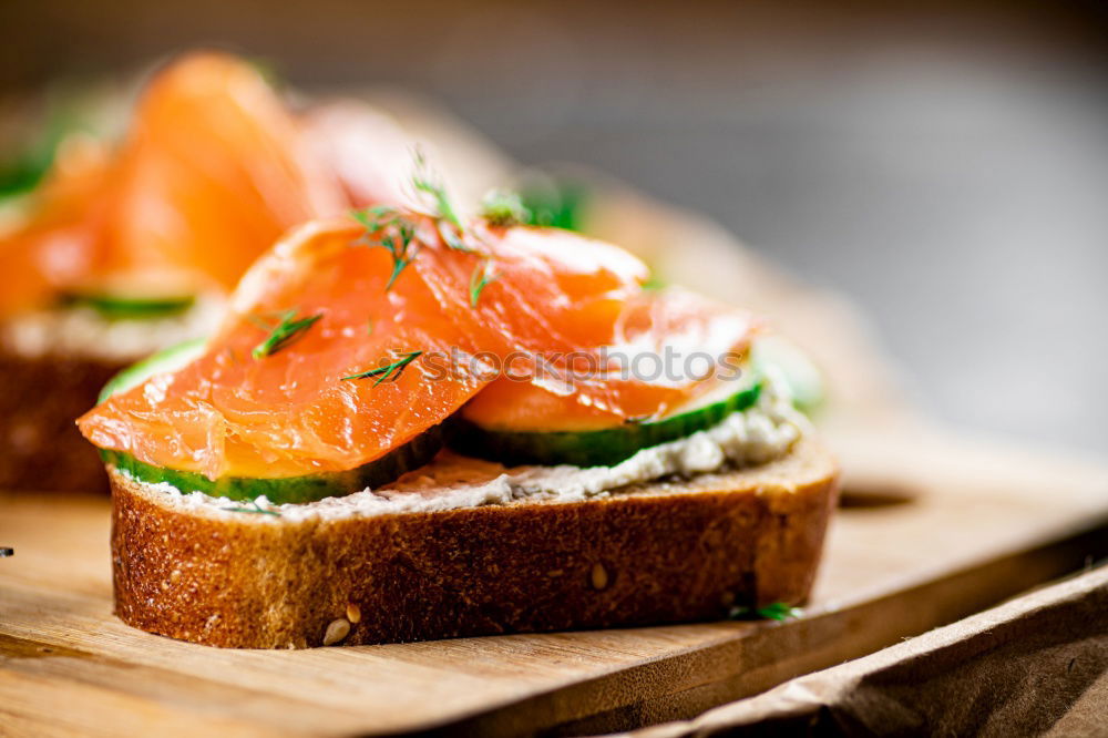 Similar – Image, Stock Photo Bruschetta II Vegetable
