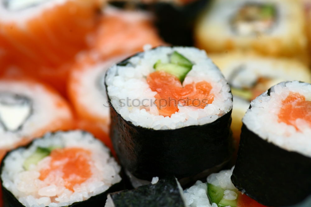 Similar – eat sushi Sushi Fish Rice