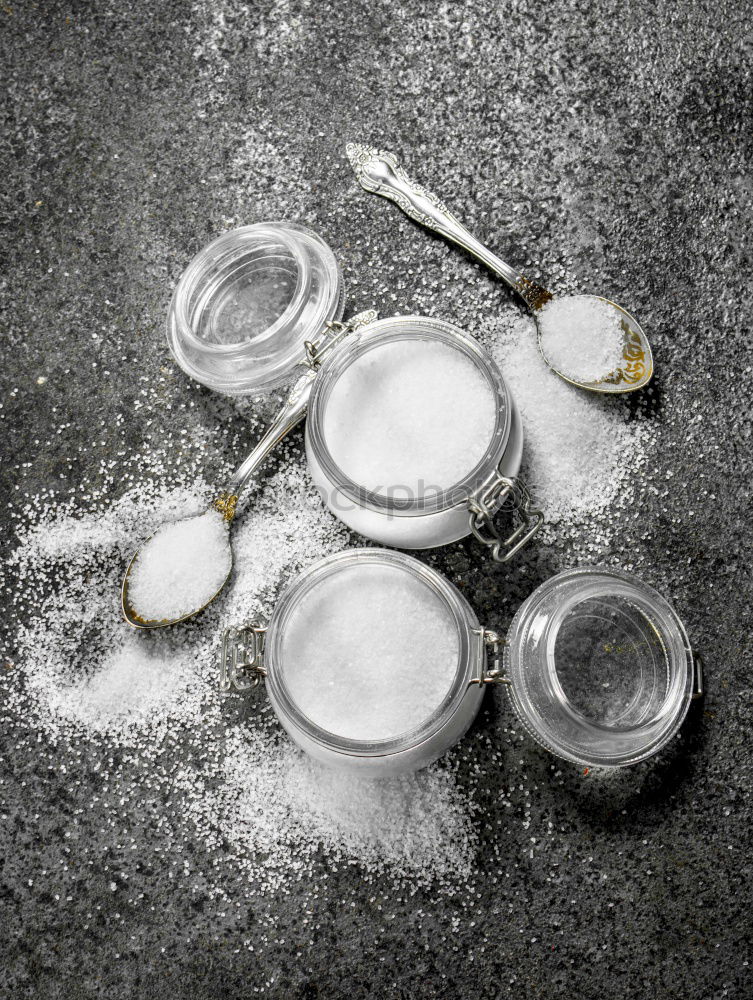 Similar – Image, Stock Photo Salt shaker on pile of salt