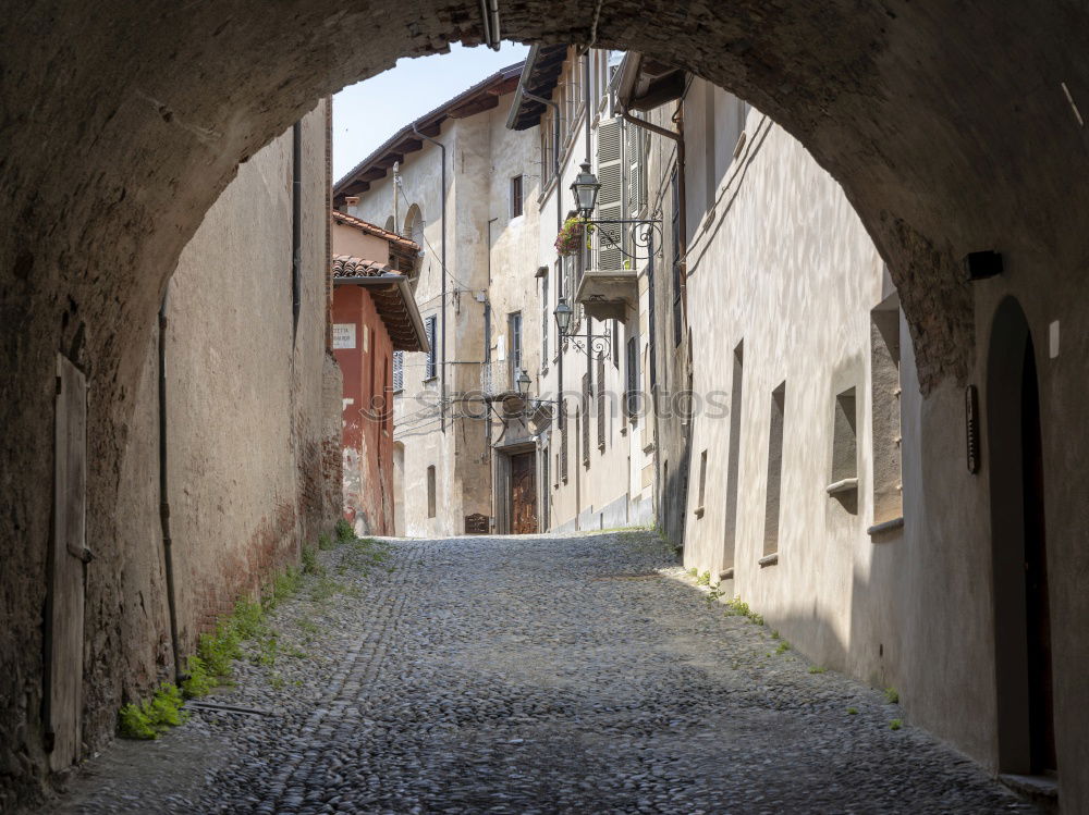 Similar – Image, Stock Photo Lane romance. Art Village