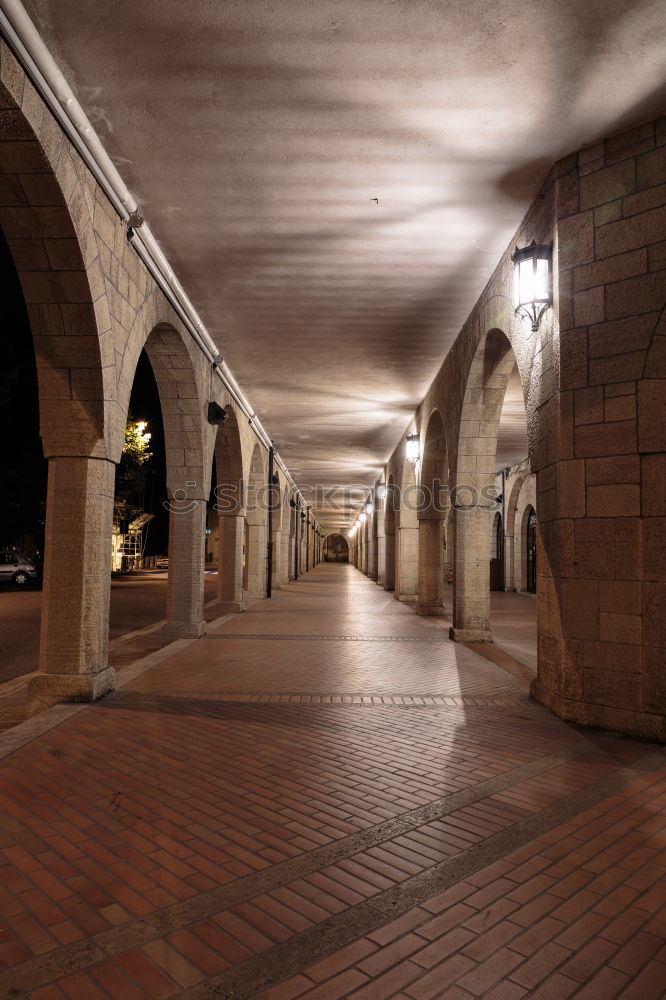 Similar – Image, Stock Photo escape route Town Deserted