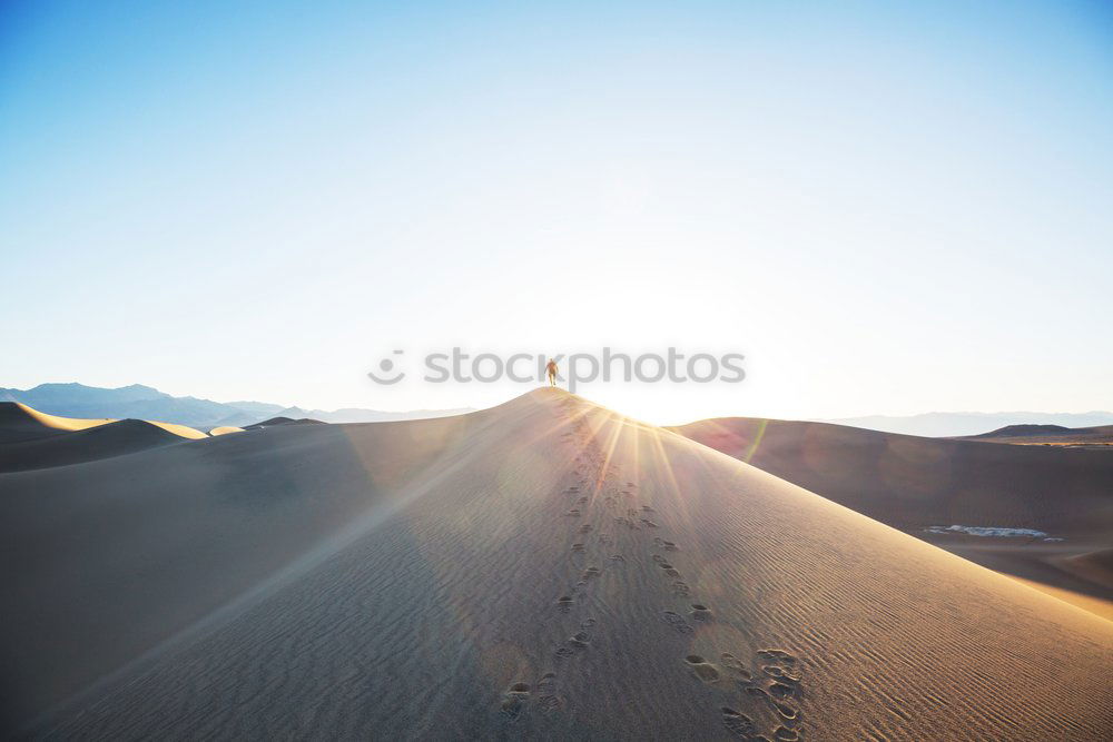 Similar – Image, Stock Photo Man on the horizon