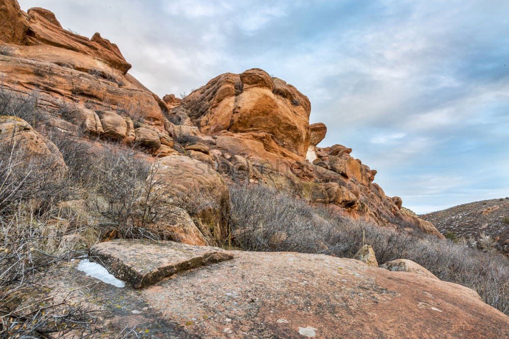 Image, Stock Photo Rocks, Mountains and Sky at Alabama Hills