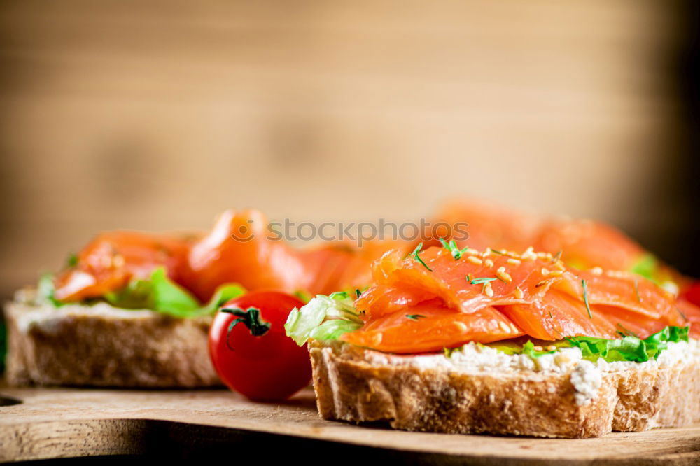 Similar – Image, Stock Photo bruschetta Vegetable Bread