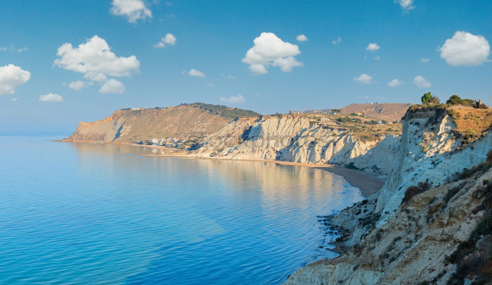 Similar – Image, Stock Photo View to the coast of Bonifacio / Corsica