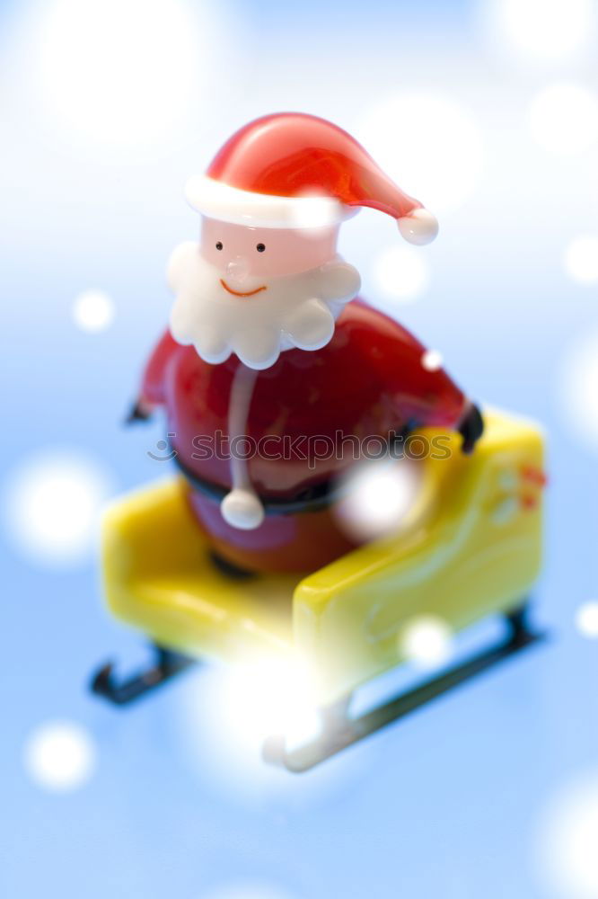 Similar – Image, Stock Photo Christmas hat and wobbly eyes on blue background