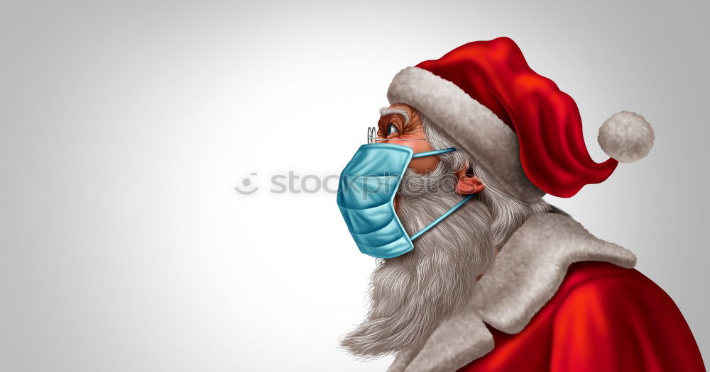 Image, Stock Photo Corona and Christmas