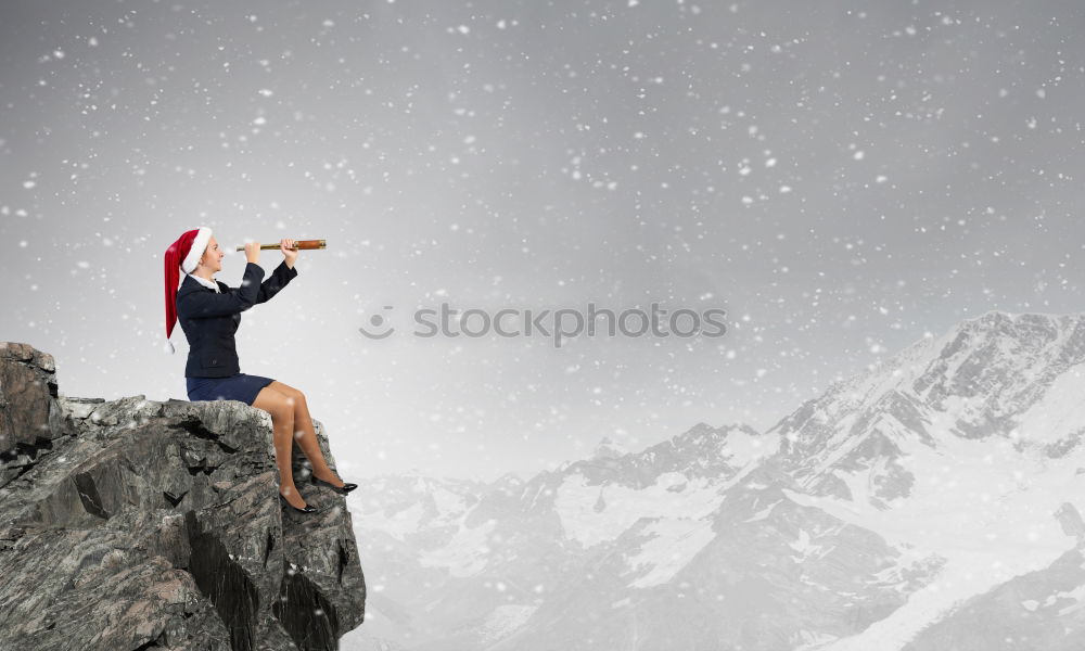 Similar – Image, Stock Photo Man slip on ice and falling down stairs